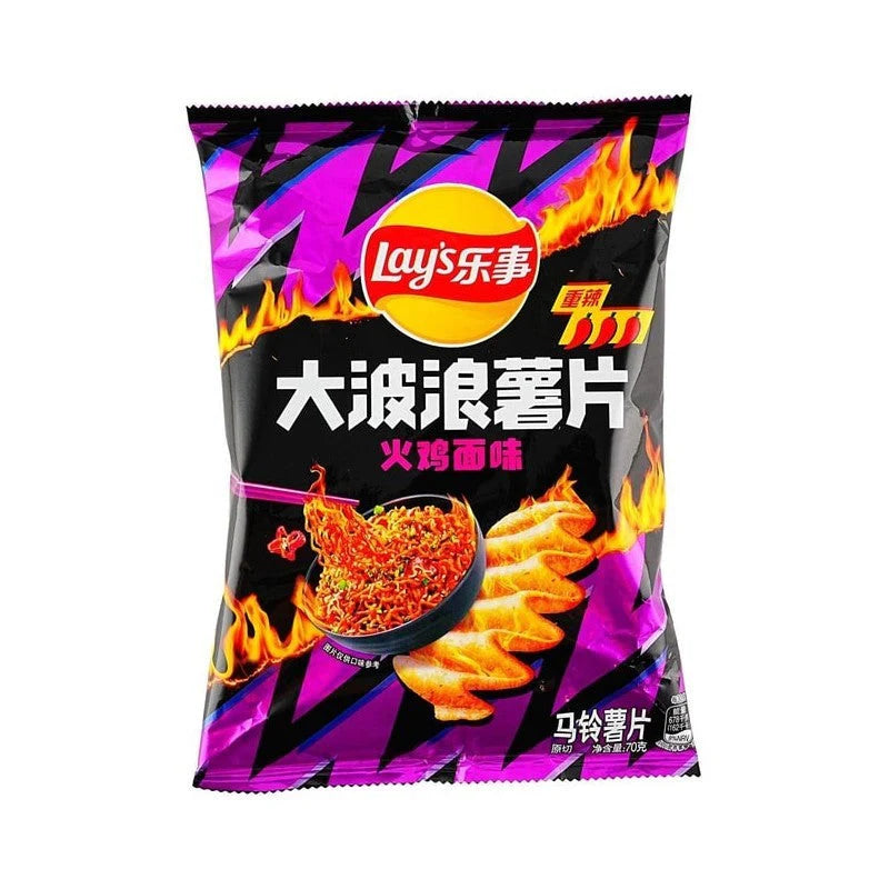 Lay’s Big Wave Potato Chips Turkey Noodle