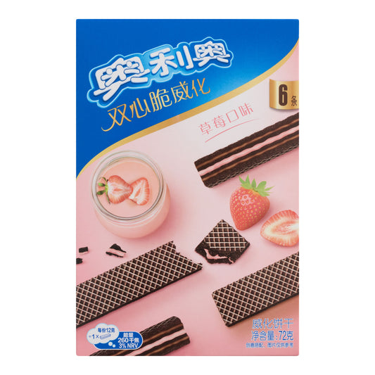 Oreo Strawberry Wafer Biscuits