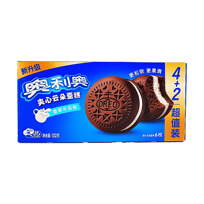 Oreo Vanilla Milk Soft Cake