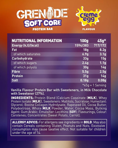 Grenade Creme Egg Protein Bar (1 Bar)