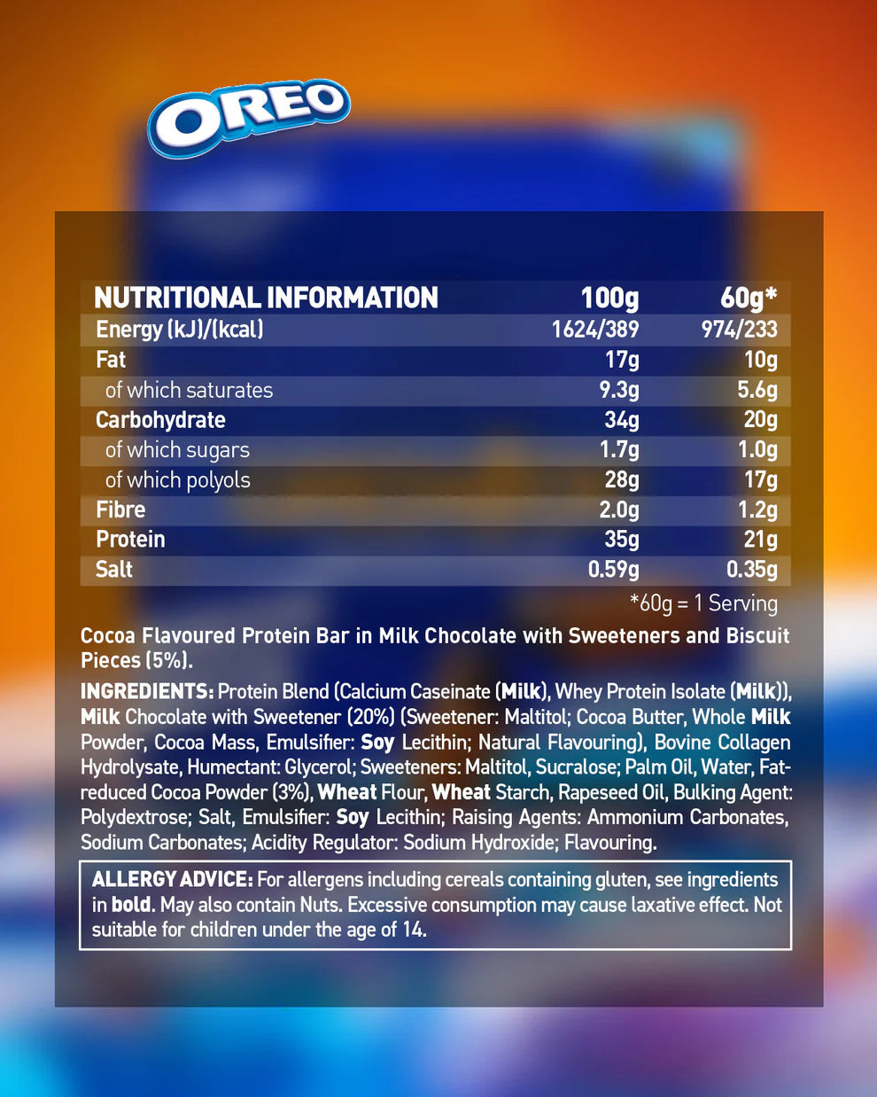 Grenade Oreo Protein Bar (1 Bar)